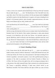 Last Will and Testament Template - Washington, Page 3