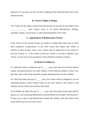 Last Will and Testament Template - Washington, Page 4