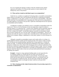 Reasonable Accommodations Under the Fair Housing Act - Joint Statement of the Department of Housing and Urban Development and the Department of Justice, Page 10