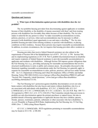 Reasonable Accommodations Under the Fair Housing Act - Joint Statement of the Department of Housing and Urban Development and the Department of Justice, Page 2