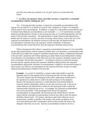 Reasonable Accommodations Under the Fair Housing Act - Joint Statement of the Department of Housing and Urban Development and the Department of Justice, Page 7