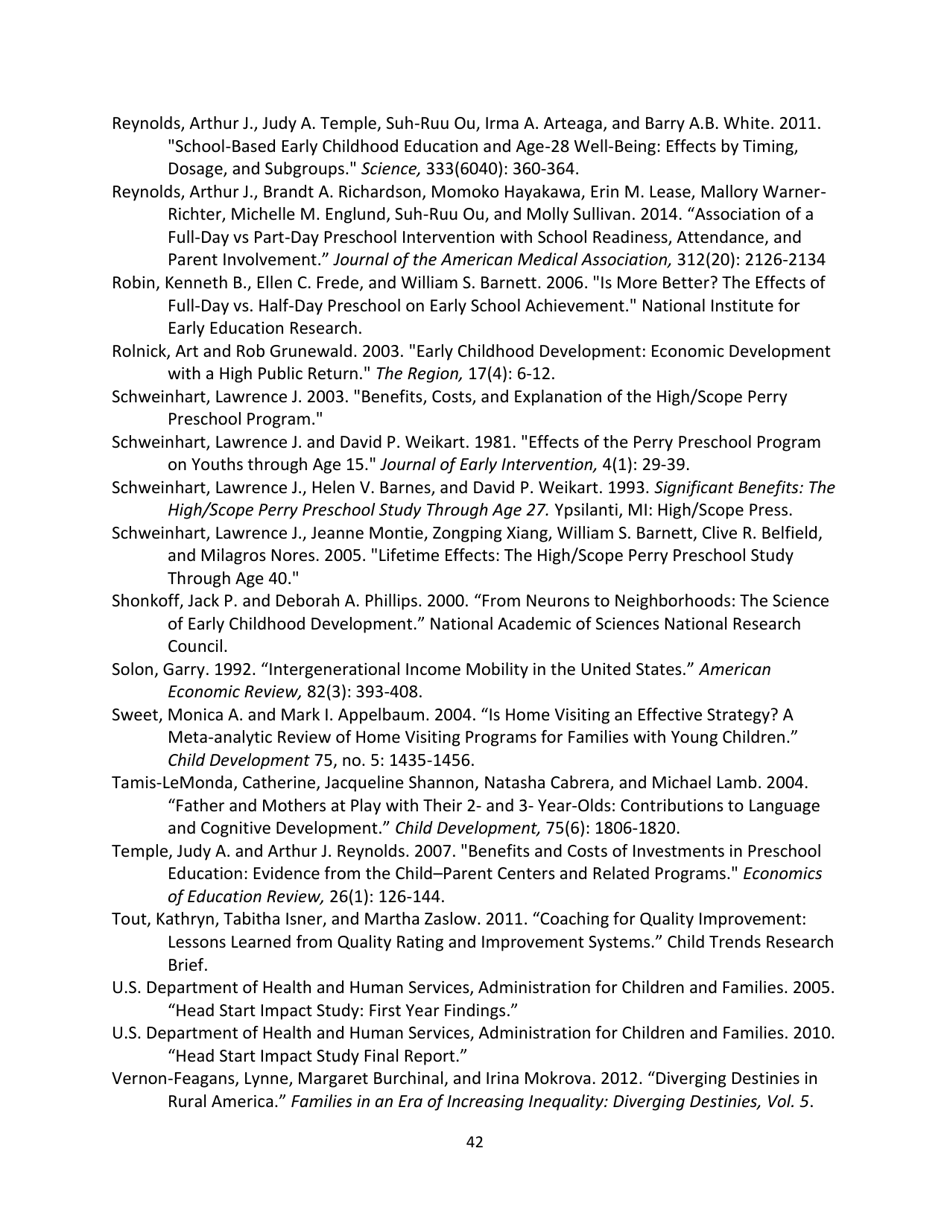 The Economics of Early Childhood Investments, Page 42