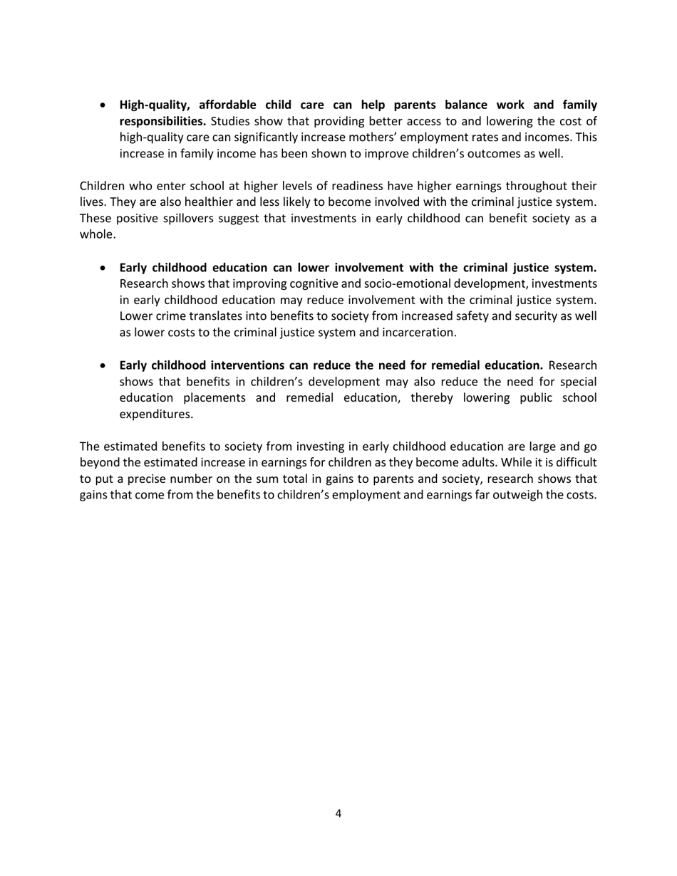 The Economics of Early Childhood Investments, Page 4