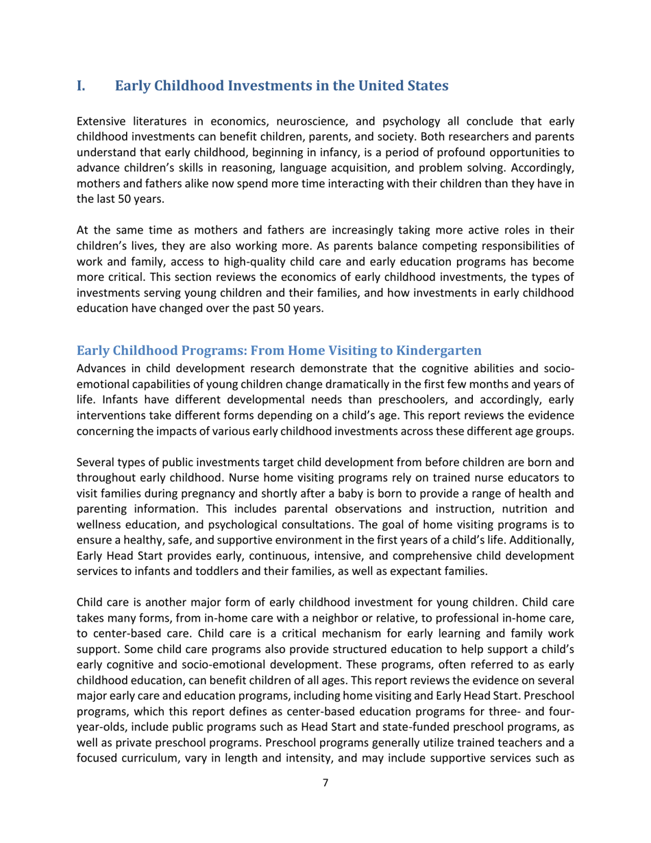 The Economics of Early Childhood Investments, Page 7