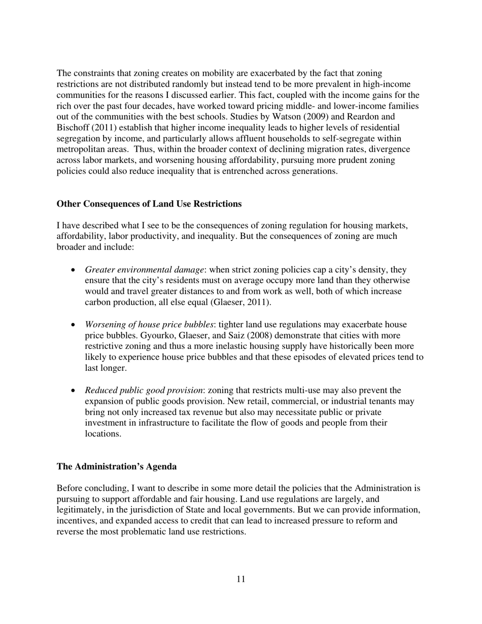 Barriers to Shared Growth: the Case of Land Use Regulation and Economic Rents - the Urban Institute, Page 11