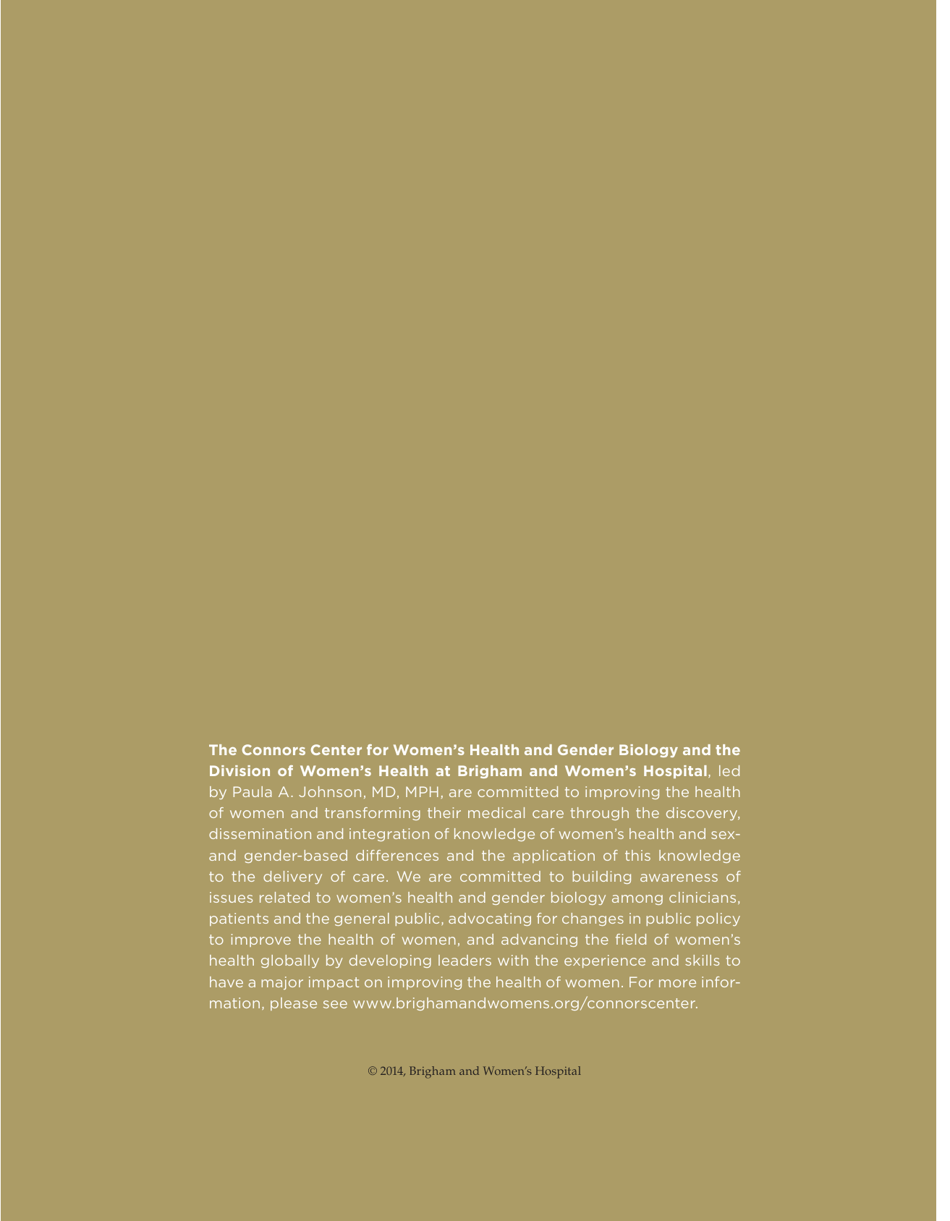 Sex-Specific Medical Research: Why Womens Health Cant Wait - Mary Horrigan Connors Center for Womens Health  Gender Biology, Page 2