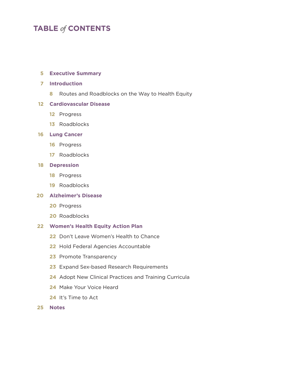 Sex-Specific Medical Research: Why Womens Health Cant Wait - Mary Horrigan Connors Center for Womens Health  Gender Biology, Page 6