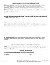 Life Care Planning Packet (Advance Directives for Health Care Planning) - Arizona, Page 22