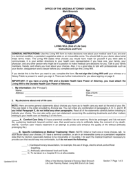 Life Care Planning Packet (Advance Directives for Health Care Planning) - Arizona, Page 25