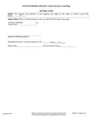 Life Care Planning Packet (Advance Directives for Health Care Planning) - Arizona, Page 27
