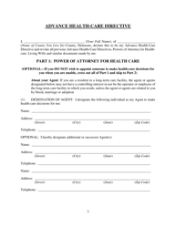 Advance Directive for Health Care Form - Delaware, Page 3