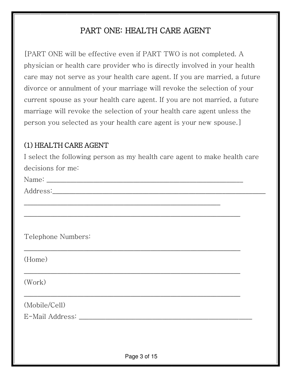 Advance Directive for Health Care Form - Georgia (United States), Page 17
