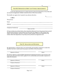 Advance Directive for Health Care Form - Maryland, Page 16