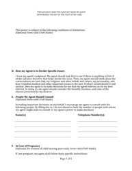 Advance Directive for Health Care Form - Maryland, Page 9