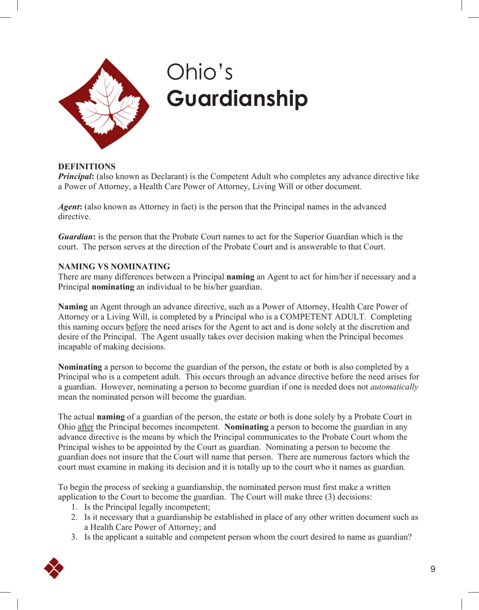 State of Ohio Living Will Packet - Ohio, Page 12