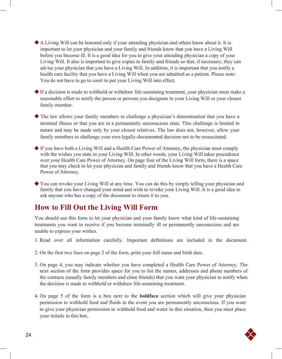 State of Ohio Living Will Packet - Ohio, Page 27