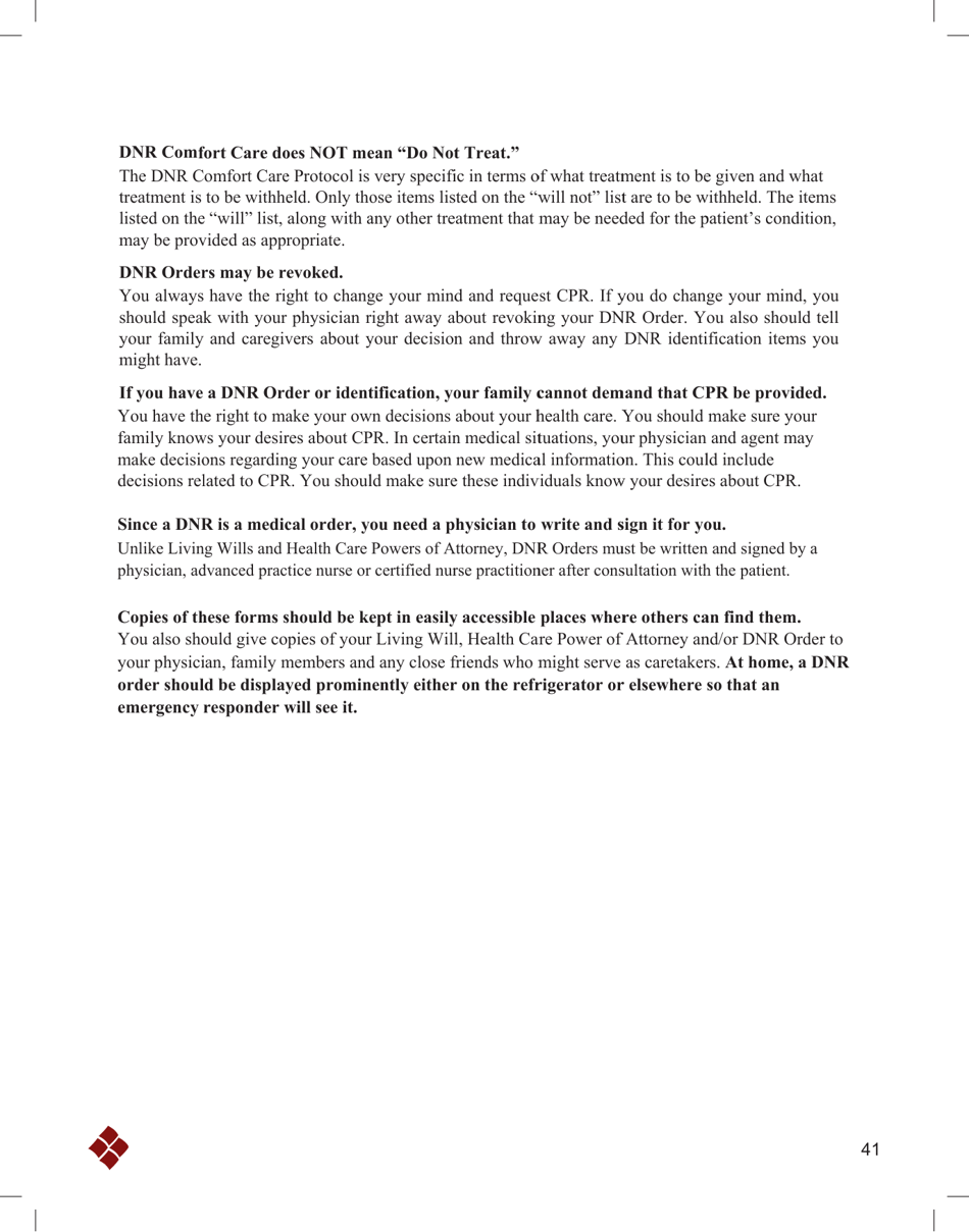 State of Ohio Living Will Packet - Ohio, Page 44