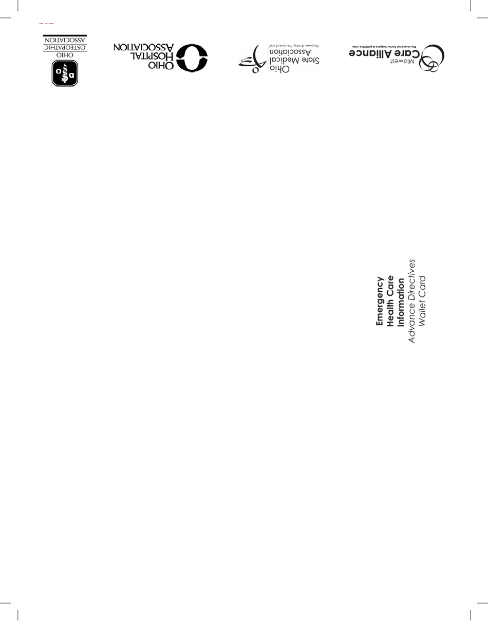 State of Ohio Living Will Packet - Ohio, Page 49