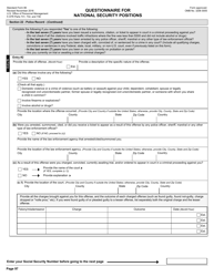 OPM Form SF-86 Questionnaire for National Security Positions, Page 100