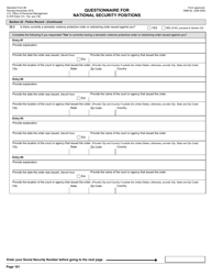 OPM Form SF-86 Questionnaire for National Security Positions, Page 104