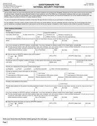 OPM Form SF-86 Questionnaire for National Security Positions, Page 10
