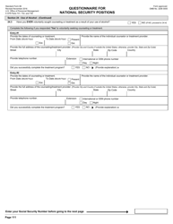 OPM Form SF-86 Questionnaire for National Security Positions, Page 114