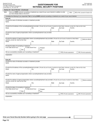 OPM Form SF-86 Questionnaire for National Security Positions, Page 115