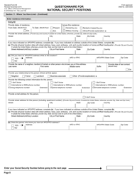 OPM Form SF-86 Questionnaire for National Security Positions, Page 11