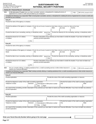 OPM Form SF-86 Questionnaire for National Security Positions, Page 120