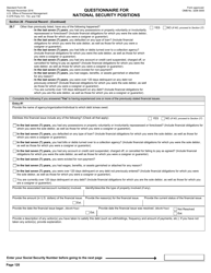 OPM Form SF-86 Questionnaire for National Security Positions, Page 123
