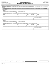 OPM Form SF-86 Questionnaire for National Security Positions, Page 127