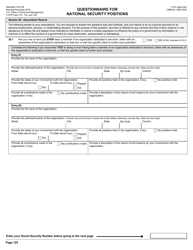OPM Form SF-86 Questionnaire for National Security Positions, Page 128