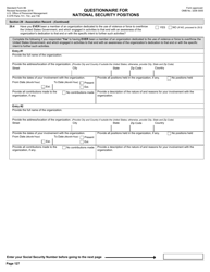 OPM Form SF-86 Questionnaire for National Security Positions, Page 130