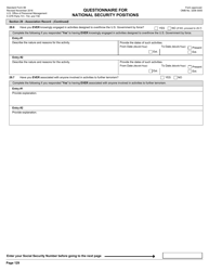 OPM Form SF-86 Questionnaire for National Security Positions, Page 132