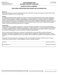 OPM Form SF-86 Questionnaire for National Security Positions, Page 136