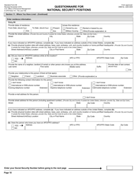 OPM Form SF-86 Questionnaire for National Security Positions, Page 13