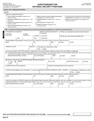 OPM Form SF-86 Questionnaire for National Security Positions, Page 21