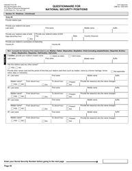 OPM Form SF-86 Questionnaire for National Security Positions, Page 48