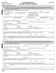 OPM Form SF-86 Questionnaire for National Security Positions, Page 50