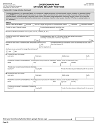 OPM Form SF-86 Questionnaire for National Security Positions, Page 68
