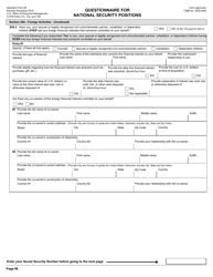 OPM Form SF-86 Questionnaire for National Security Positions, Page 69