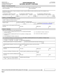 OPM Form SF-86 Questionnaire for National Security Positions, Page 6