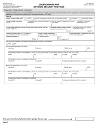 OPM Form SF-86 Questionnaire for National Security Positions, Page 70