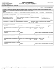 OPM Form SF-86 Questionnaire for National Security Positions, Page 71