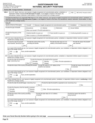 OPM Form SF-86 Questionnaire for National Security Positions, Page 73