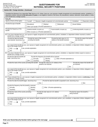 OPM Form SF-86 Questionnaire for National Security Positions, Page 74