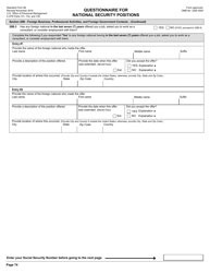OPM Form SF-86 Questionnaire for National Security Positions, Page 77