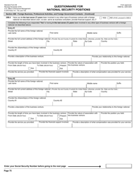 OPM Form SF-86 Questionnaire for National Security Positions, Page 78