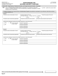 OPM Form SF-86 Questionnaire for National Security Positions, Page 79