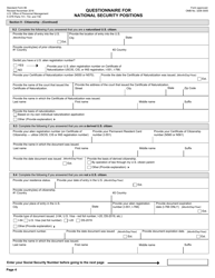 OPM Form SF-86 Questionnaire for National Security Positions, Page 7